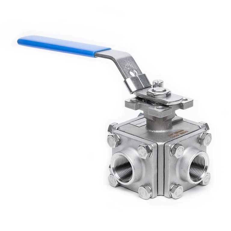 Way L Port Fb Ss Bsp Ball Valve Capital Valves Ltd